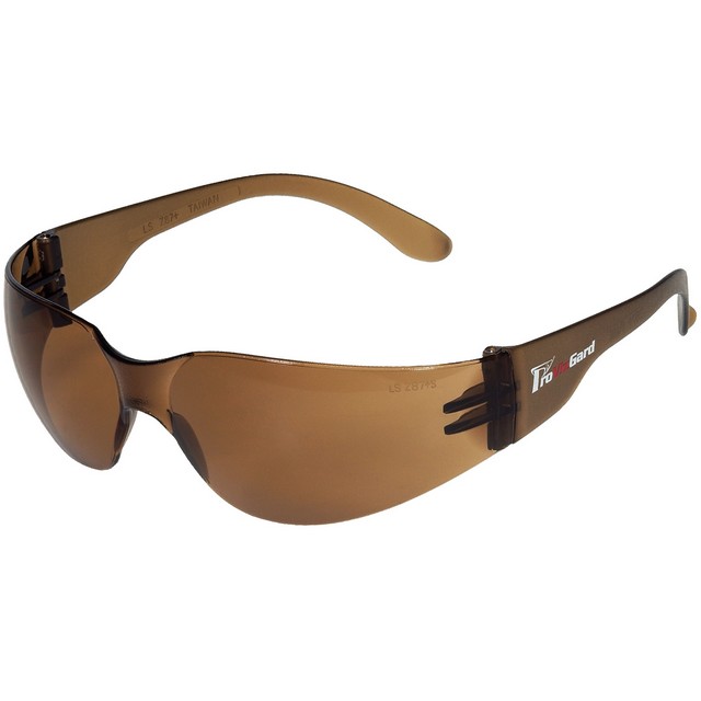 Liberty Safety 1715M Fuse Mocha Rimless Safety Glasses with Anti-scratch Coating