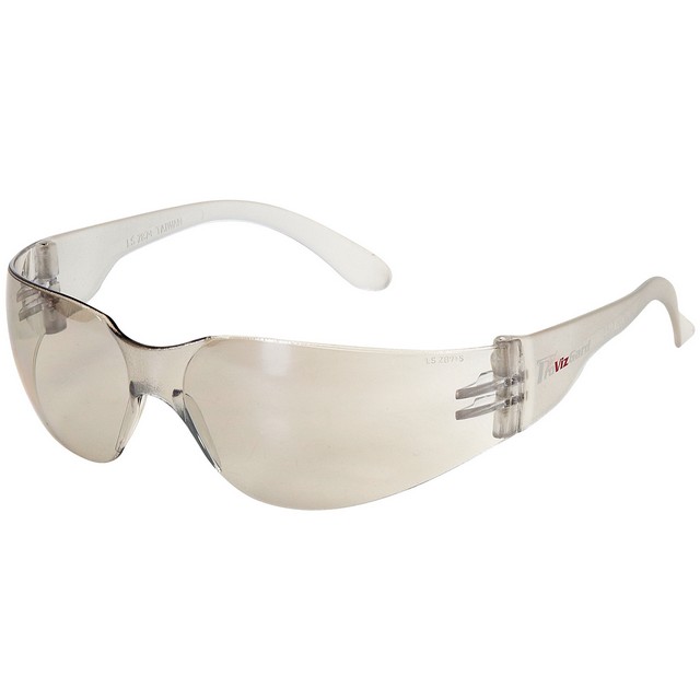 Liberty Safety 1715T Fuse Indoor/Outdoor on Clear Frame Rimless Safety Glasses with Anti-scratch Coating