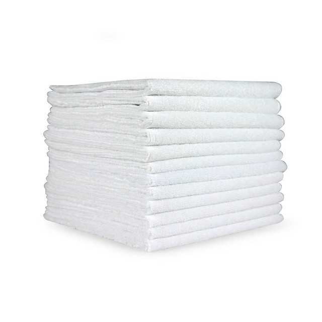 Monarch Brands M915107W Microfiber Cleaning Cloths 16x16 White