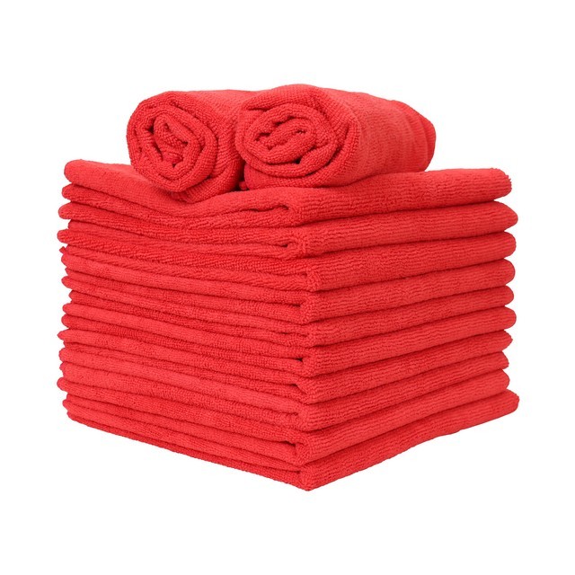 Monarch Brands M915210R Microfiber Wall Washing Cloths 15x24 Red
