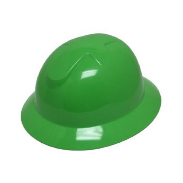 Liberty Glove 1416R-HG DuraShell Full Brim Style Hard Hat Green