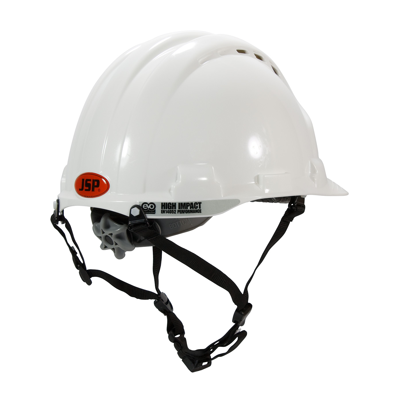 PIP 280-AHS240V MK8 Evolution Type II Linesman Vented Hard Hat with HDPE Shell, EPS Impact Liner, Polyester Suspension, Wheel Ratchet Adjustment and 4-Point Chin Strap