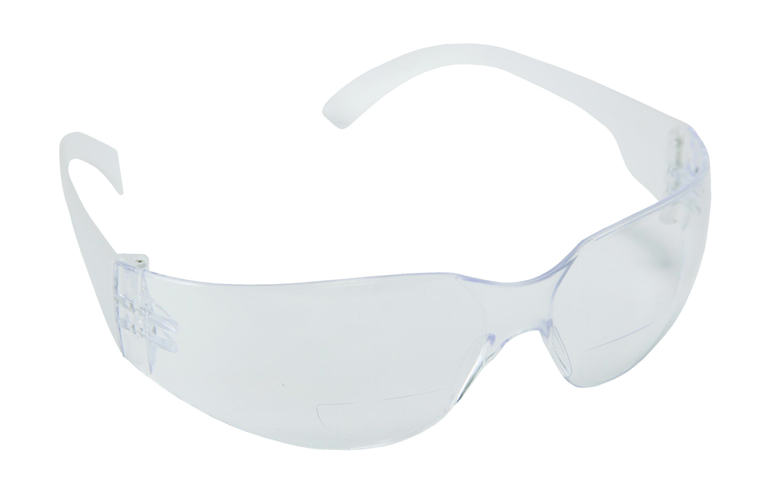 Cordova EHF10S20 Bulldog-Readers Safety Glasses Clear 2.5 Diopters