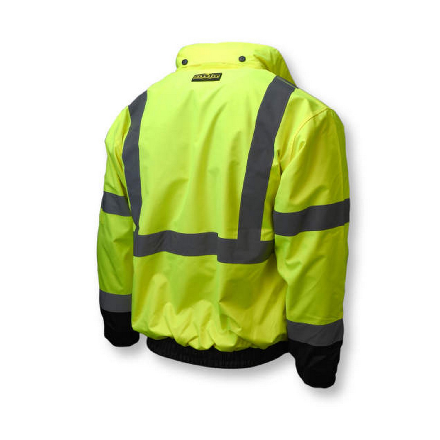 Radians SJ210B-3ZGS Three-in-One Deluxe High Visibility Bomber Jacket Hi-Viz Lime