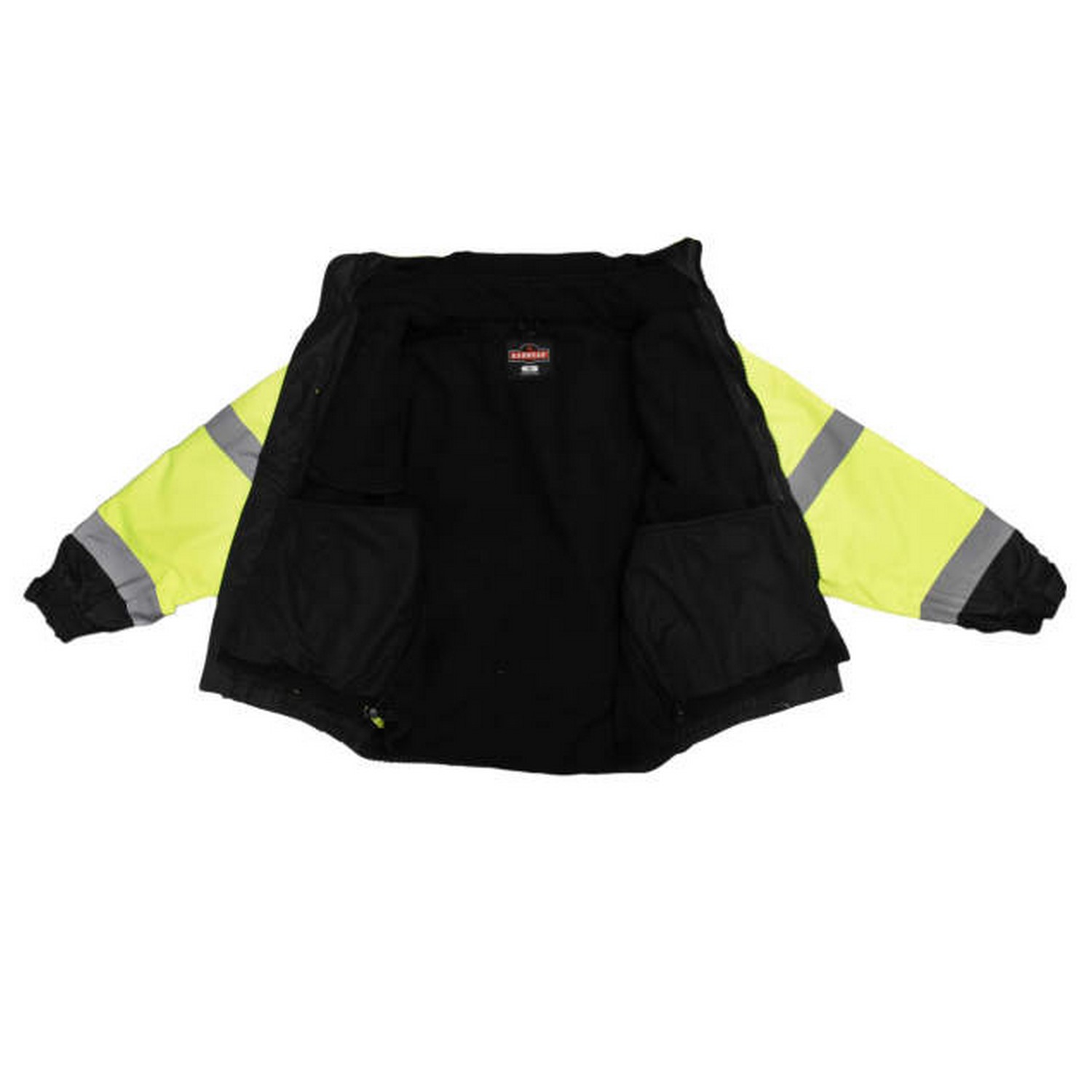 Radians SJ210B-3ZGS Three-in-One Deluxe High Visibility Bomber Jacket Hi-Viz Lime