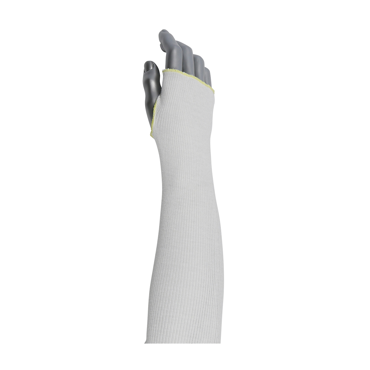 PIP 15-21PRIWPS18TH Kut Gard Single-Ply Pritex Blended Sleeve with Antimicrobial Fibers, Smart-Fit and Thumb Hole