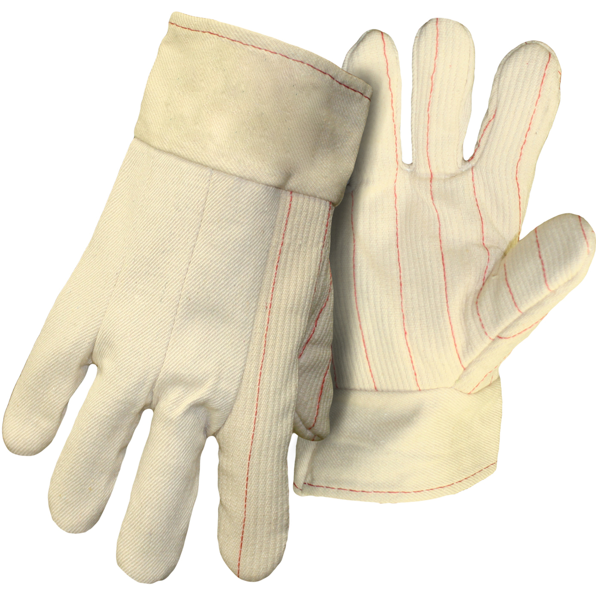 PIP 1BC42128AS Hot Wing Extra Heavy Weight Cotton Hotmill Glove with Felt Lining - Band Top