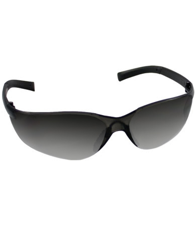 PIP 250-08-0005 Zenon Z14SN Rimless Safety Glasses with Black Temple, Silver Mirror Lens and Anti-Scratch Coating
