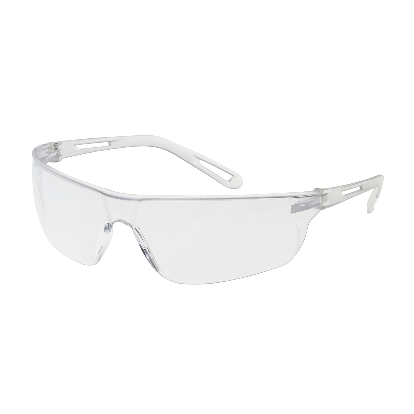 PIP 250-09-0000 Zenon Z-Lyte Rimless Safety Glasses with Clear Temple, Clear Lens and Anti-Scratch Coating