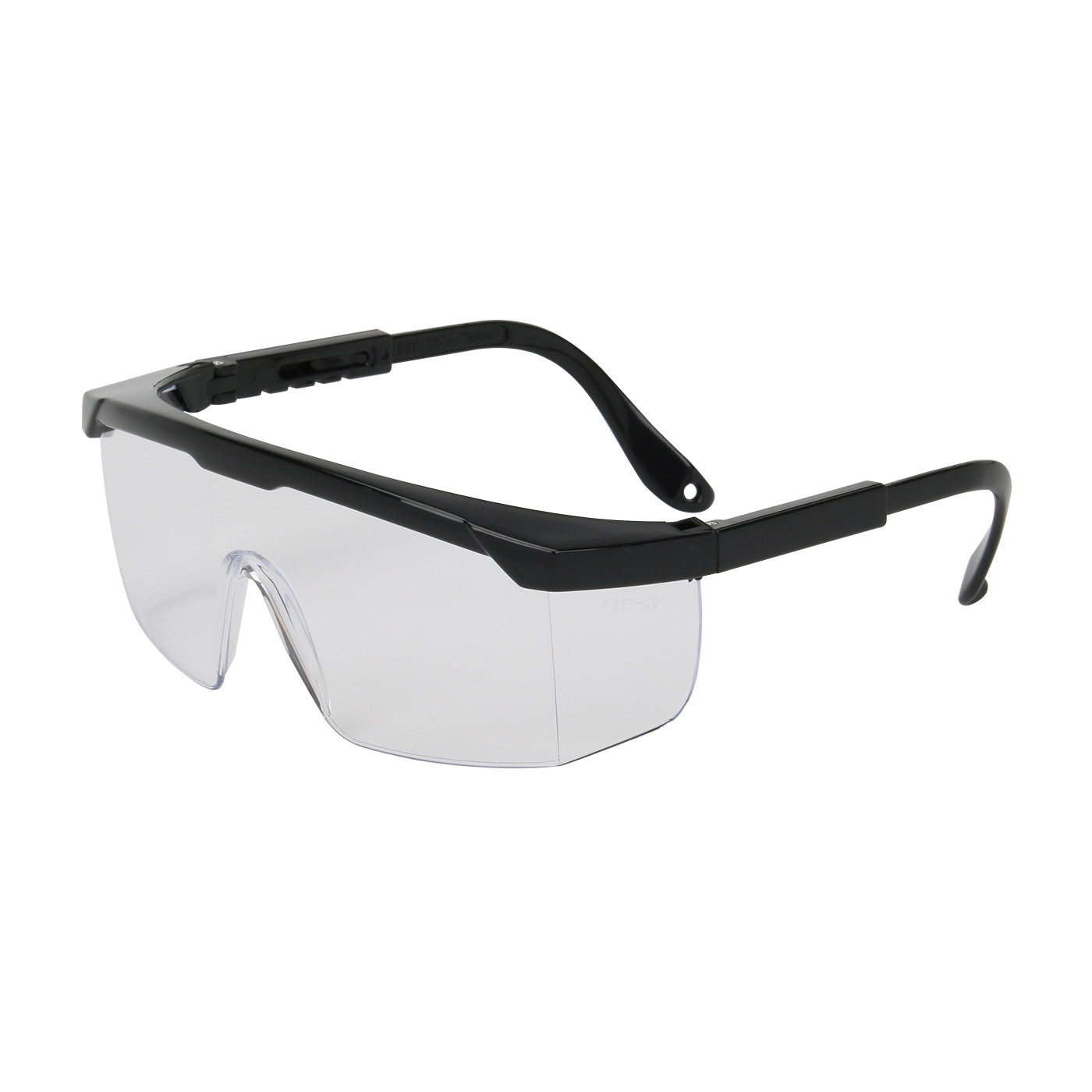 PIP 250-24-0080 Hi-Voltage ARC Semi-Rimless Safety Glasses with Black Frame and Clear Lens