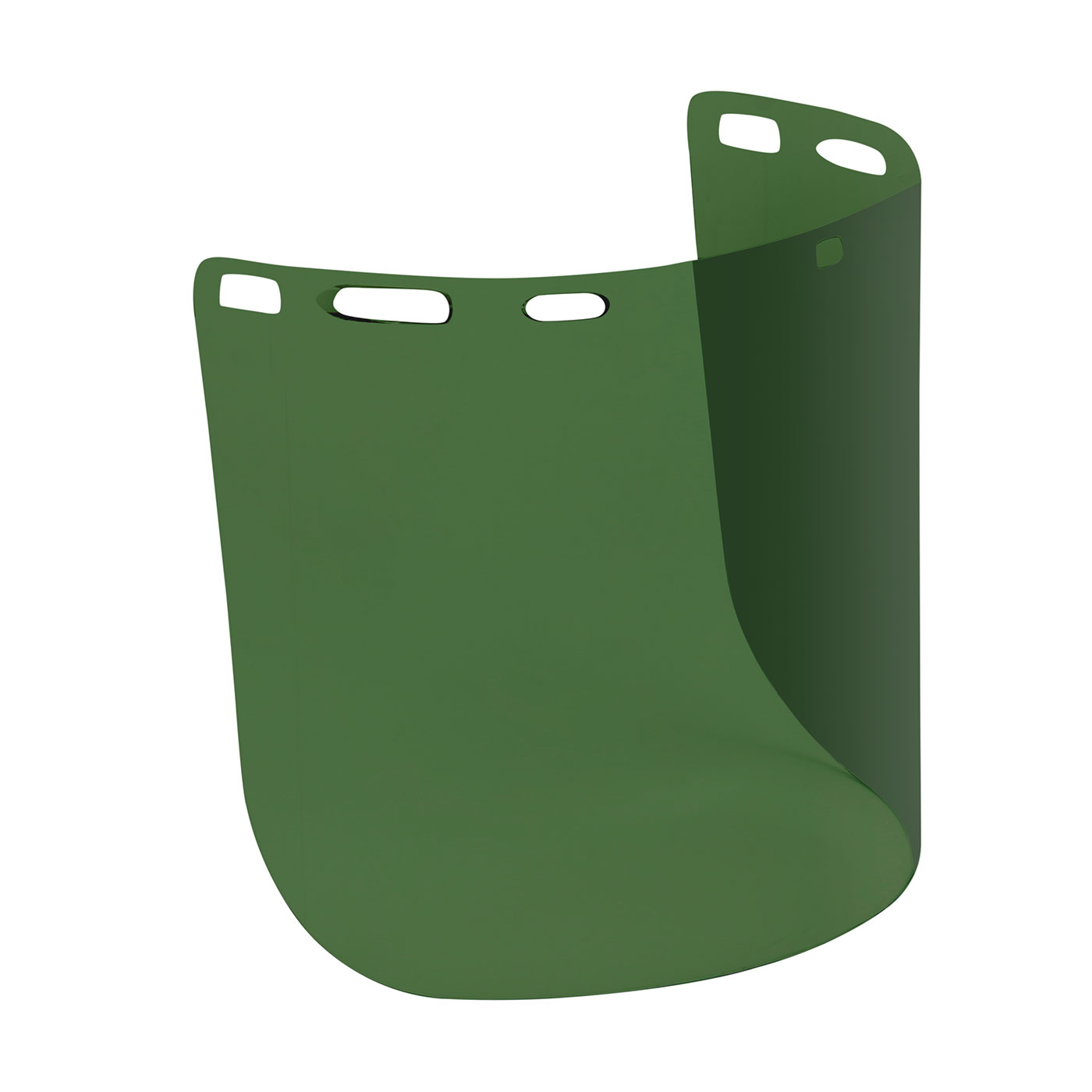 PIP 251-01-7312 Bouton Optical Uncoated Polycarbonate Safety Visor - Dark Green Tint