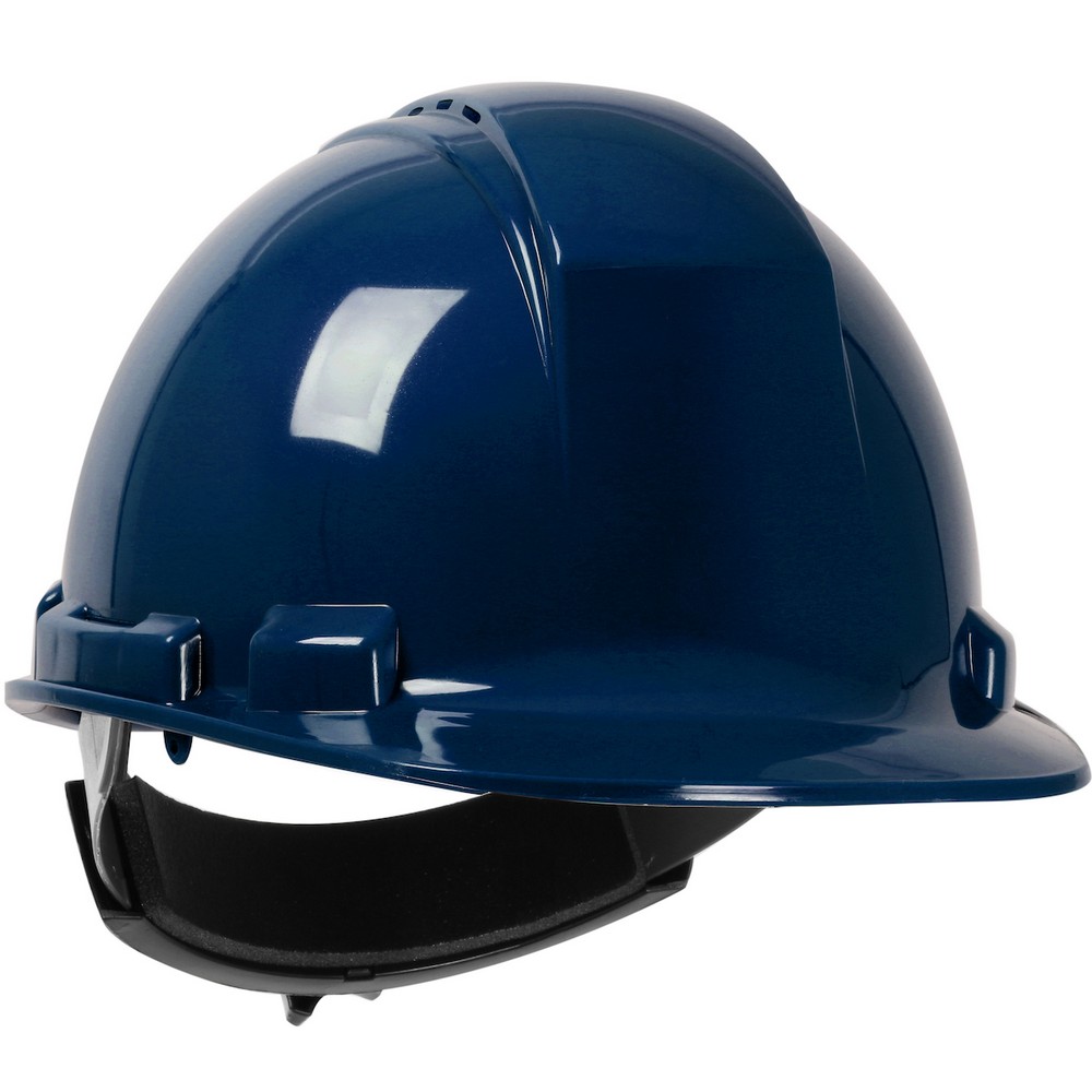 PIP 280-HP241RV-18 Whistler Vented, Cap Style Hard Hat with HDPE Shell, 4-Point Textile Suspension and Wheel Ratchet Adjustment