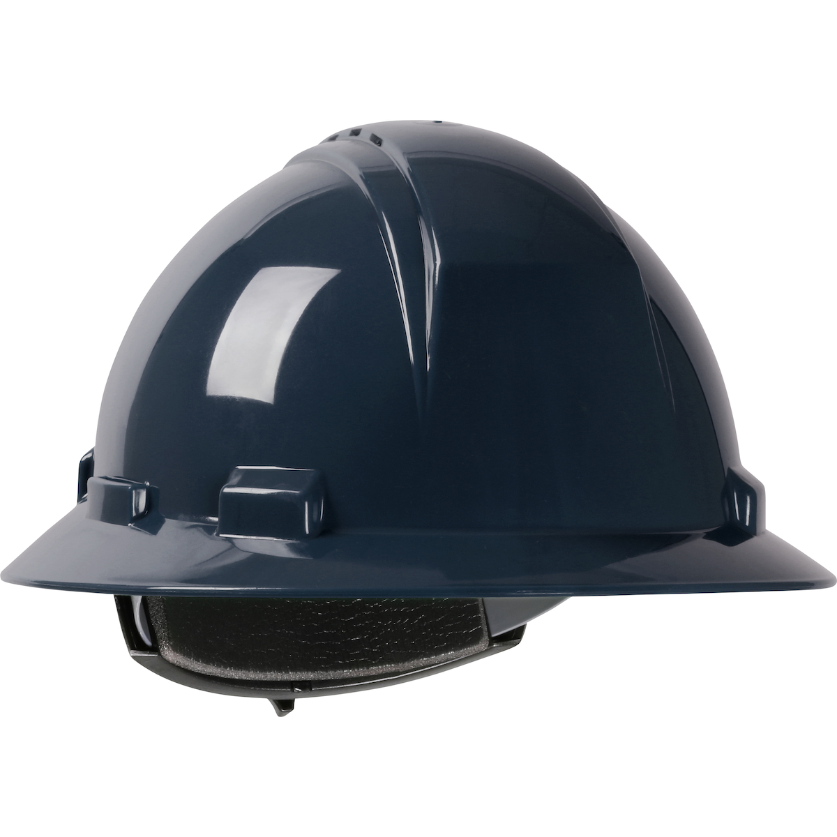 PIP 280-HP641RV-08 Kilimanjaro Vented, Full Brim Hard Hat with HDPE Shell, 4-Point Textile Suspension and Wheel Ratchet Adjustment