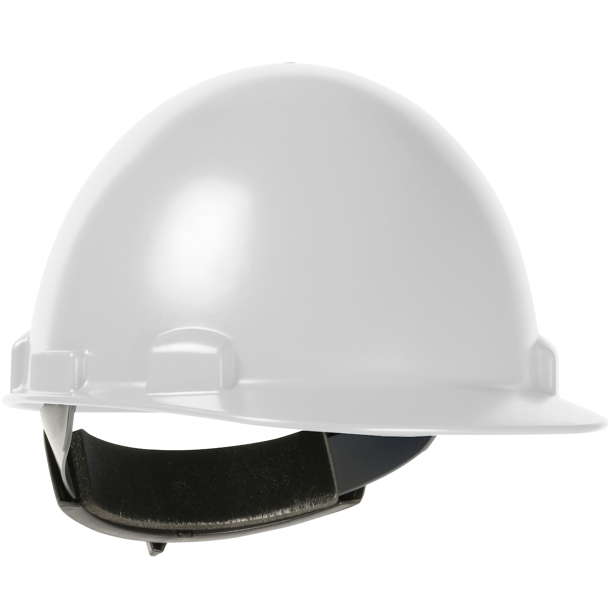 PIP 280-HP841SR-01 Stromboli Cap Style Smooth Dome Hard Hat with ABS/Polycarbonate Shell, 4-Point Textile Suspension and Swing Wheel-Ratchet Adjustment