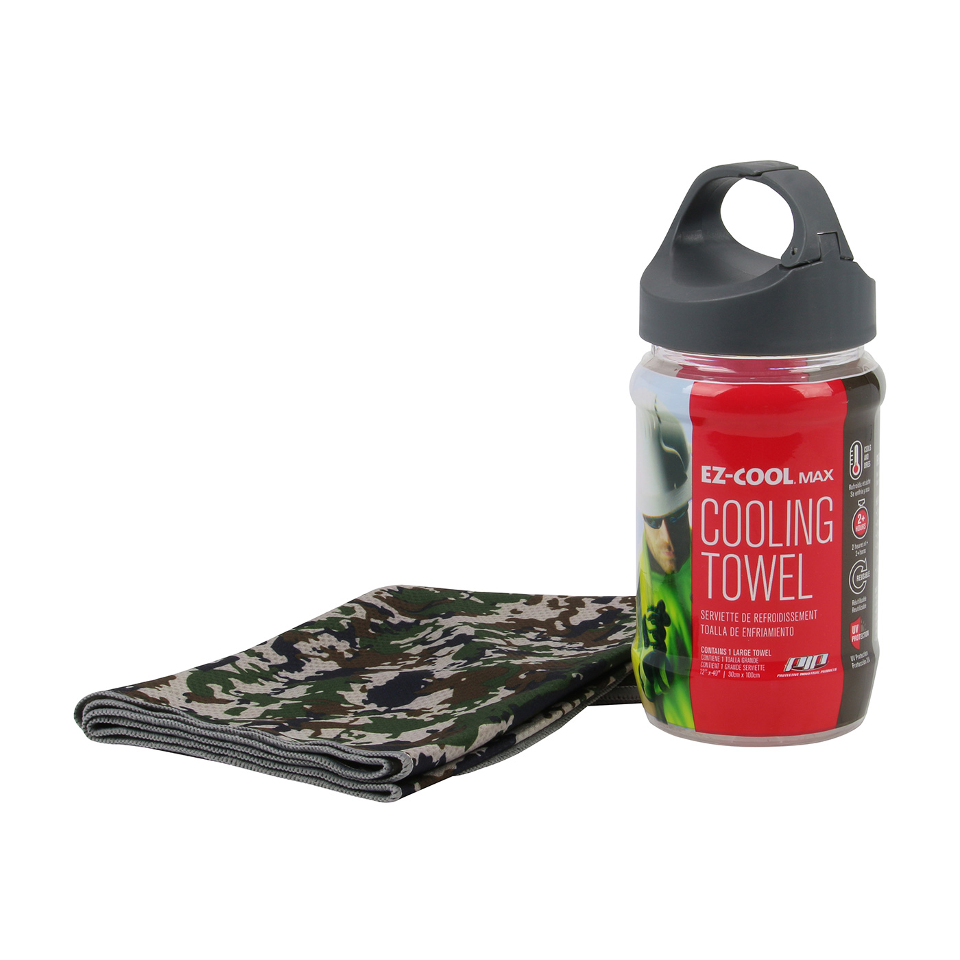 PIP 396-EZ900-GC EZ-Cool Max Evaporative Cooling Towel Camo