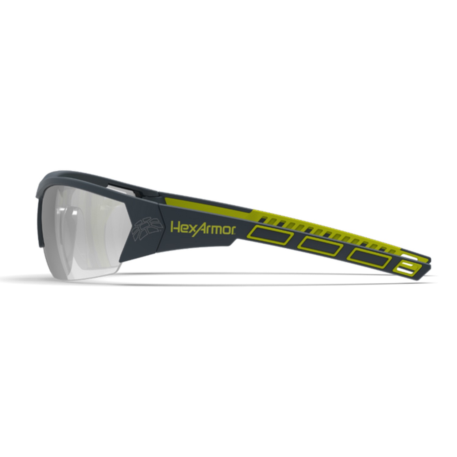 HexArmor 11-14004-06 MX250 Silver Mirror Anti-Fog Inside Safety Glasses