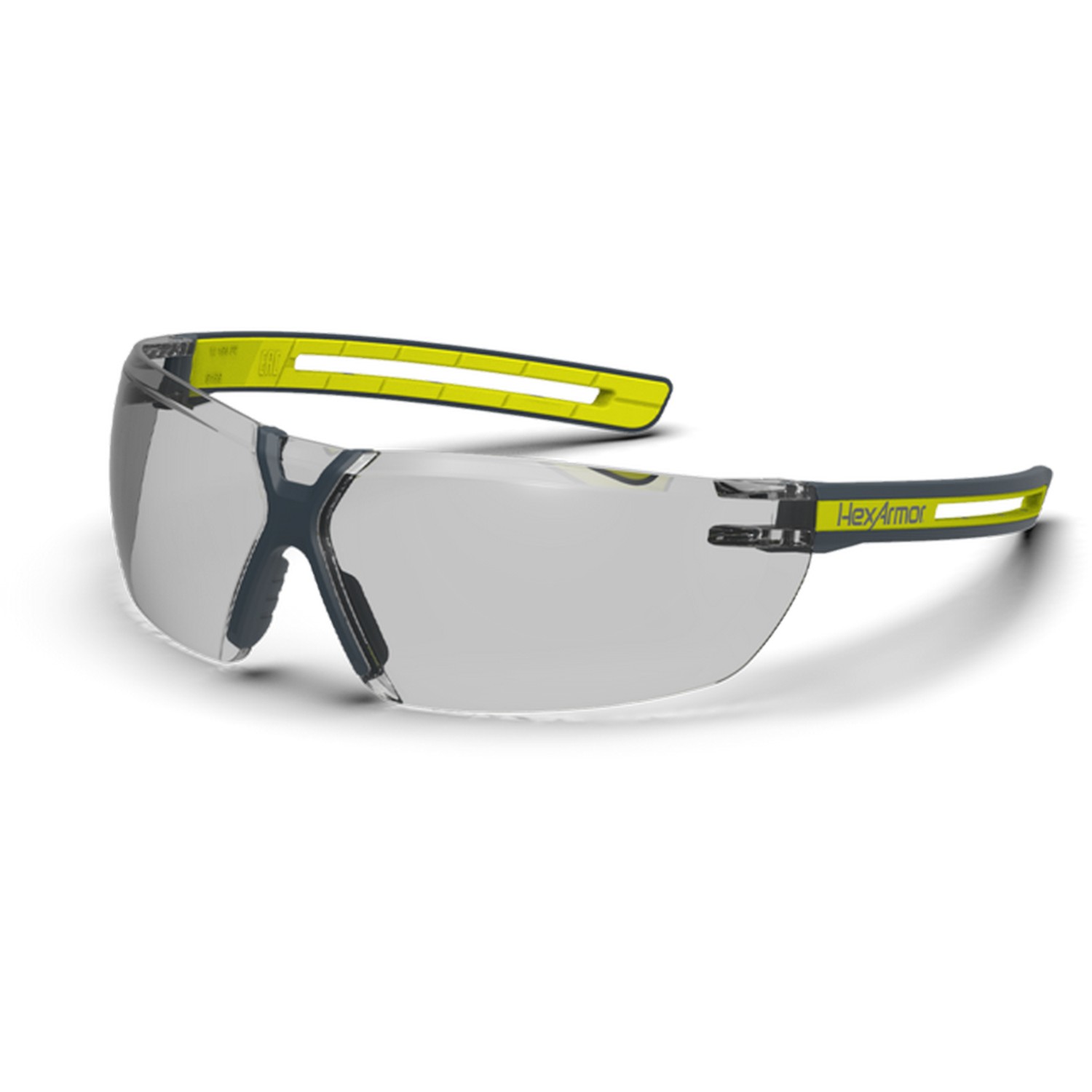 HexArmor 11-24003-02 LT450 Light Grey TruShield Anti-Fog Safety Glasses