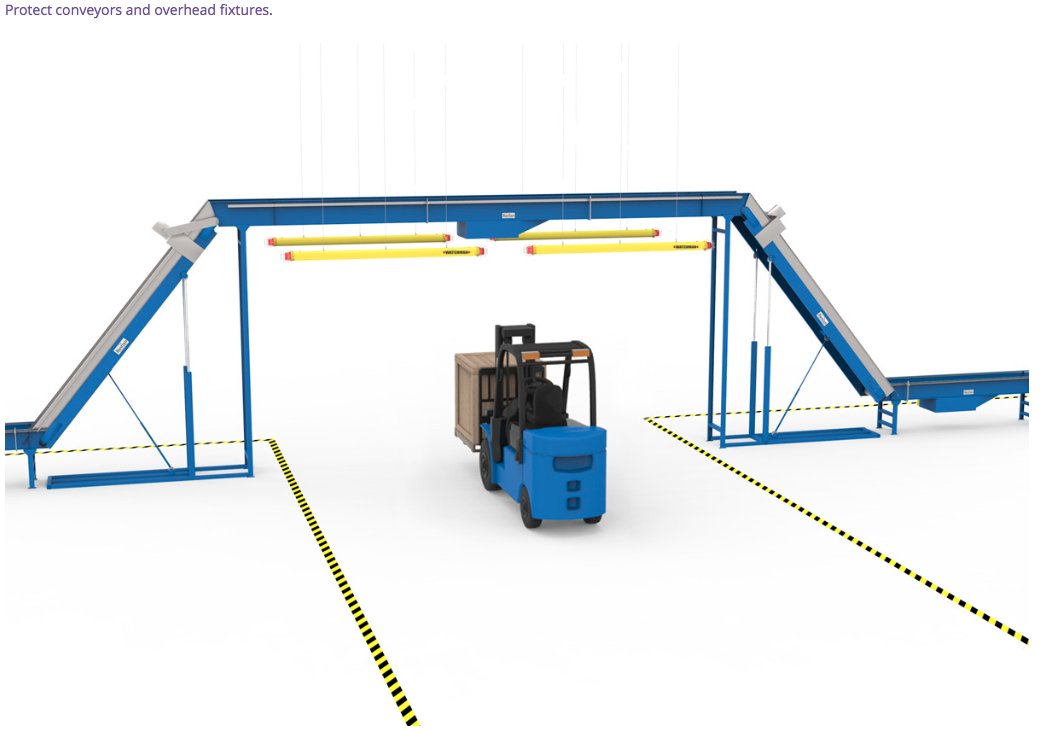 Alvarado WM-3B 8'-10' Watchman Forklift Collision Avoidance System, Battery Powered