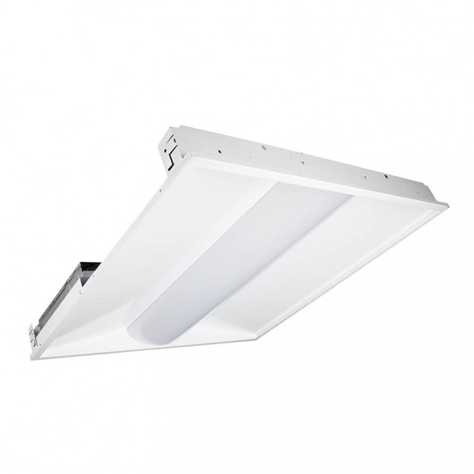 TCP TRV2UZD23CCT 2x2 23 Watt LED Volumetric Troffer - 35K / 41K / 5K - 3,000 Lumens - 120-277V