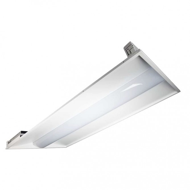 TCP TRV4UZD23CCT 2x4 23 Watt LED Volumetric Troffer - 35K / 41K / 5K - 3,000 Lumens - 120-277V