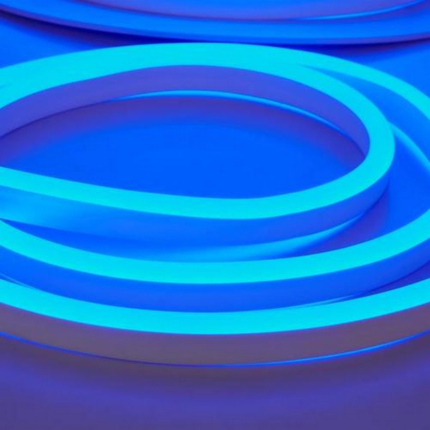 Beyond LED Technology 153707 LED Flexible Neon Rope Light 50Ft 164 Watt Blue Includes Clips, Connectors & AC Powered Kit Ip67 Etl Listed Strip Light Etl Listed 2 Years Warranty