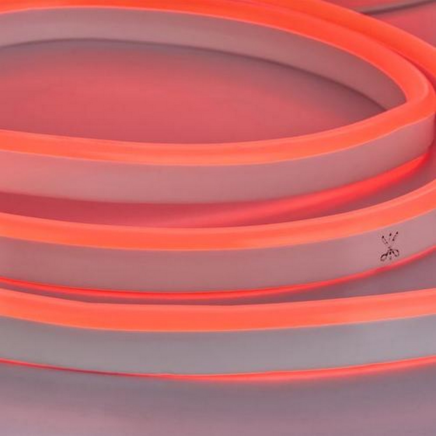 Beyond LED Technology 153706 LED Flexible Neon Rope Light 50Ft 164 Watt Red Includes Clips, Connectors & AC Powered Kit Ip67 Etl Listed Strip Light Etl Listed 2 Years Warranty