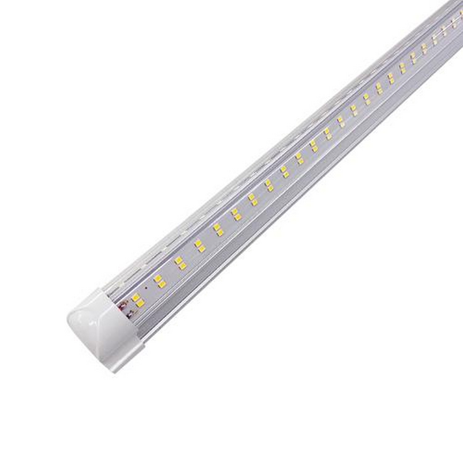 Beyond LED Technology 152574-1 LED Linkable Integrated Tube Light 8Ft 90 Watt 8400 Lumens 5000K Clear Lens W/Hanging Chain