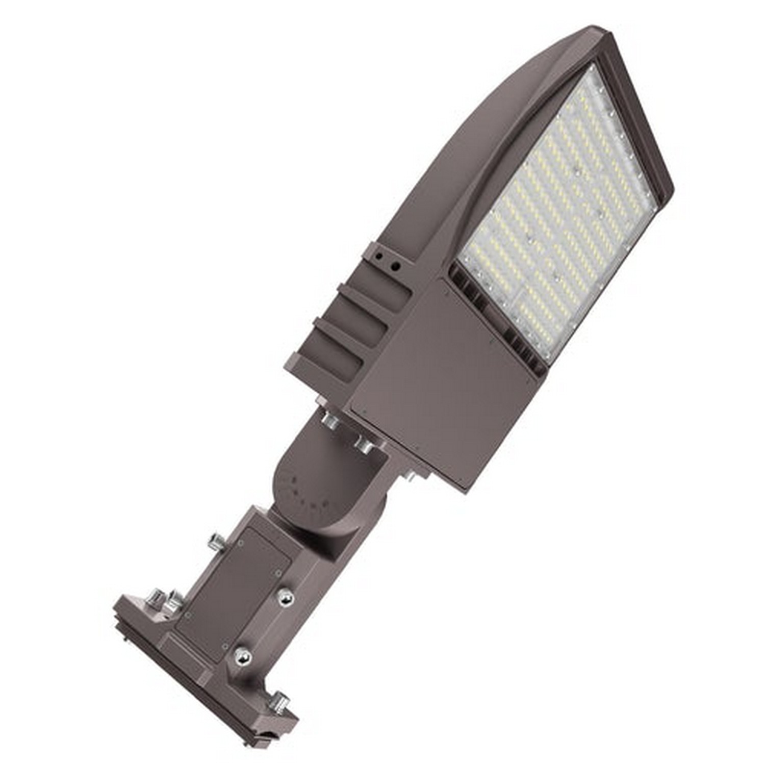 Beyond LED Technology 153576-5 LED Area Light 150 Watt 19800 Lumens 5000K Universal Bracket Bronze Housing Led Parking Lot Light Led Street Light UL & DLC Listed 5 Years Warranty