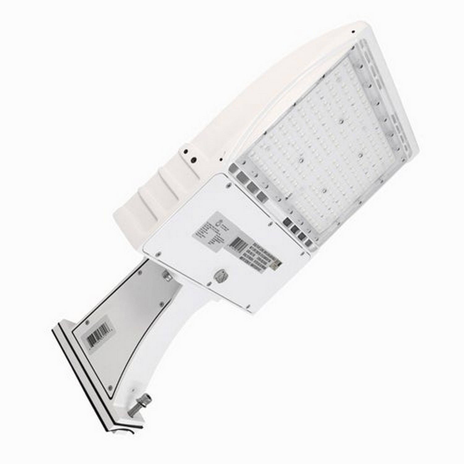 Beyond LED Technology 153502-1 LED Area Light 150 Watt 19800 Lumens 5000K Straight Arm White Housing LED Parking Lot Light Led Street Light UL & DLC Listed 5 Years Warranty
