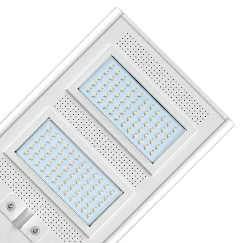 Beyond LED Technology 786231 Solar Street Light 120 Watt 15000 Lumens 5000K Parking Lot Light Solar All in One AOS Street Light 5 Years Warranty