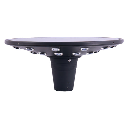 Beyond LED Technology 786704 Solar LED Pedestrian Light 20 Watt 2600 Lumens 5000K Black Housing Pathway Lighting Garden Light Decorative Pole Light 5 Years Warranty