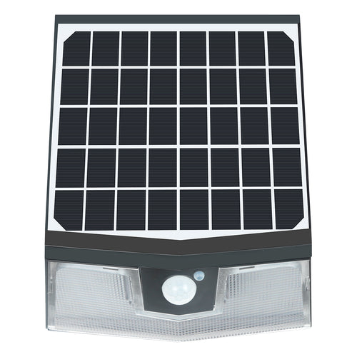 Beyond LED Technology 790106 Solar LED Wall Mount Light 15 Watt 1500 Lumens 4000K Solar LED Wall Pack Adjustable Panel Wall Pack 2 Years Warranty