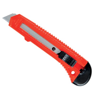Orange & Black Snap Off Blade Utility Knife 30/Case 27869