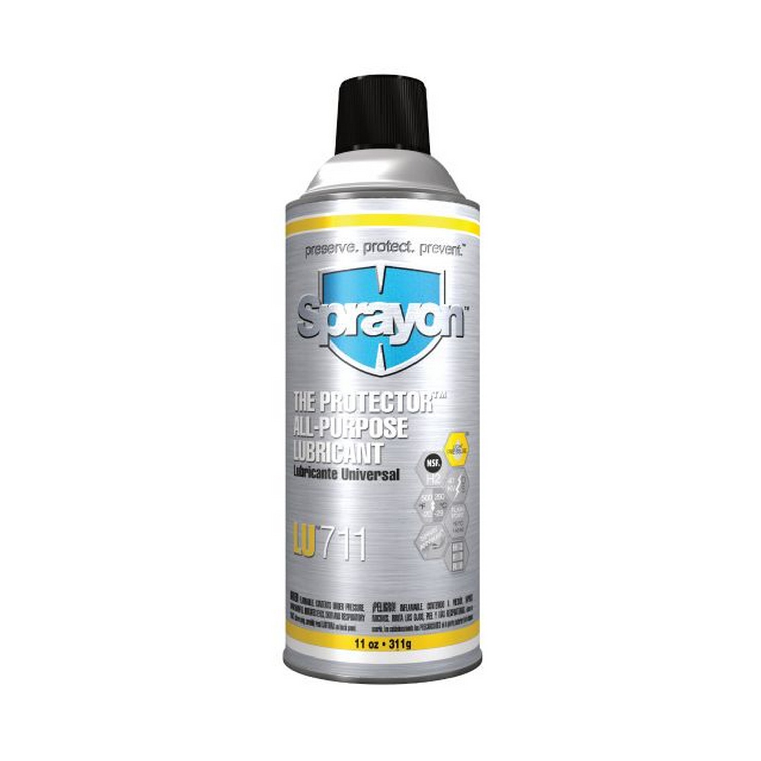 Sprayon 425-SC0711000 The Protector #711 Lubricant, 11 oz, Aerosol Can 12/Case