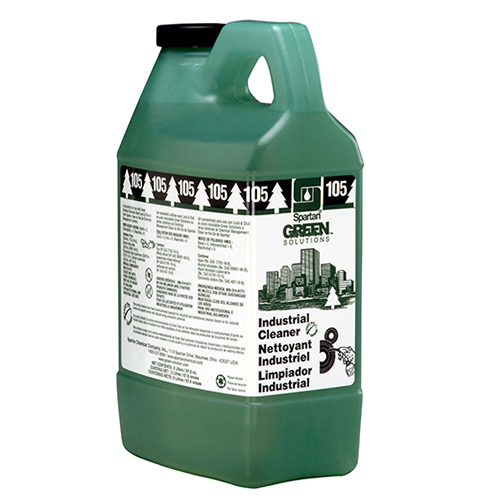 Spartan Chemical 351502 Green Solutions Industrial Cleaner 105 Degreaser Floor Cleaner Versafill 3, 2 Liter, 4/Case