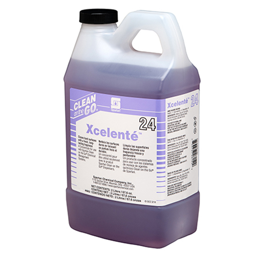 Spartan Chemical 480302 COG Xcelente Versafill 3 Neutral Based Floor Cleaner, 2 Liter, 4/Case