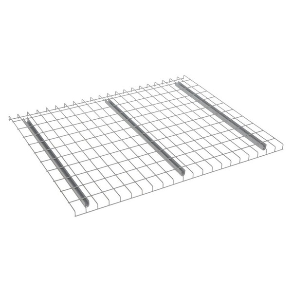 Vestil WMD-4246 Galvanized Steel Welded Wire Pallet 42 In. x 46 In. 2,500 Lb. Capacity Gray