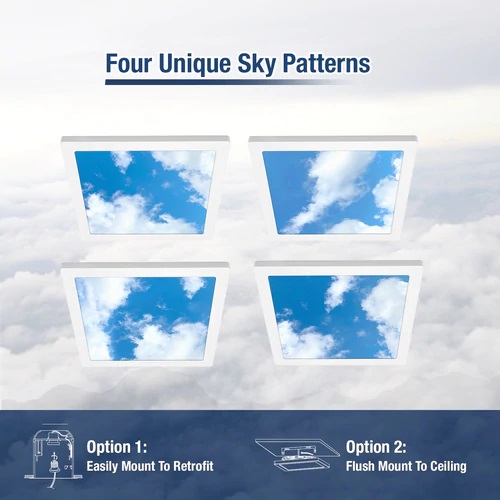 Beyond LED Technology 153754 24 Watt 12" Square Sky Downlight 4 Pack