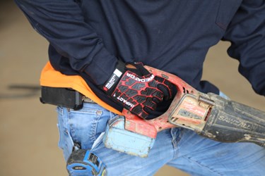 MCR MCRPD2908 Predator® Mechanics Work Gloves, Impact Resistant Gloves, Silicone Tire Tread Grip, Synthetic Leather Palm, Patented Tire tread TPR Back of Hand Protection