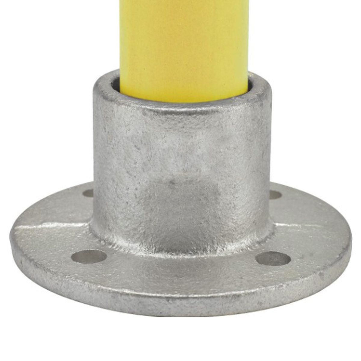 Savety Yellow SYP-12G-32 Modular Hand Rail Base Flange