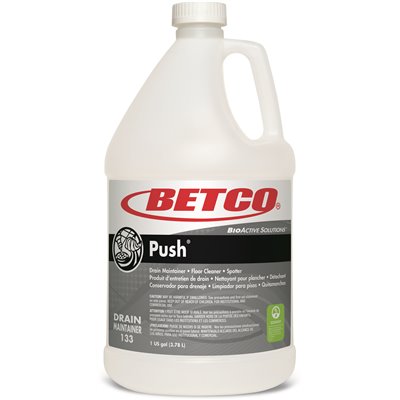 Betco 1330400 Bioactive Solutions Push Drain Maintainer/Cleaner 4 Gal/Case