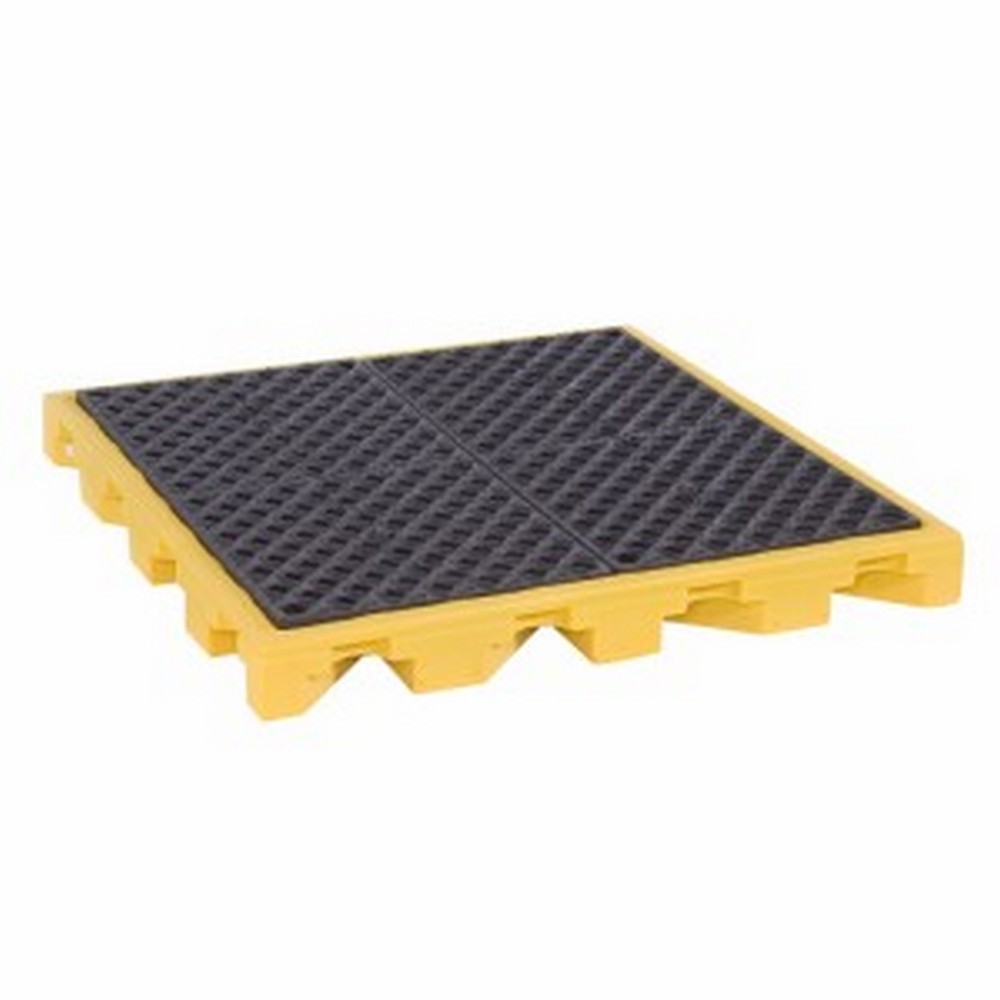 Spilltech DECK4 Drum Spill Deck, Low-profile, modular, polyethylene construction