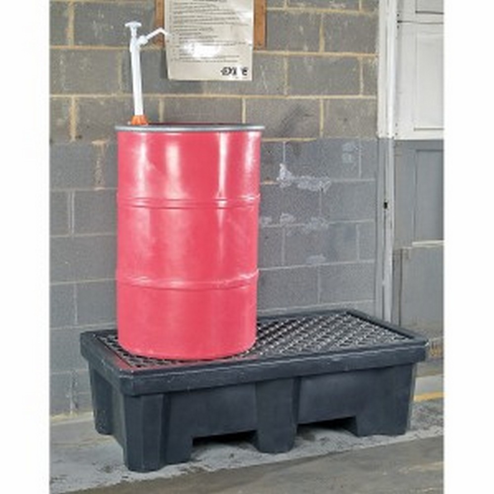 Spilltech PALLET2-WD Containment Pallet to capture spills or drum leaks with drain