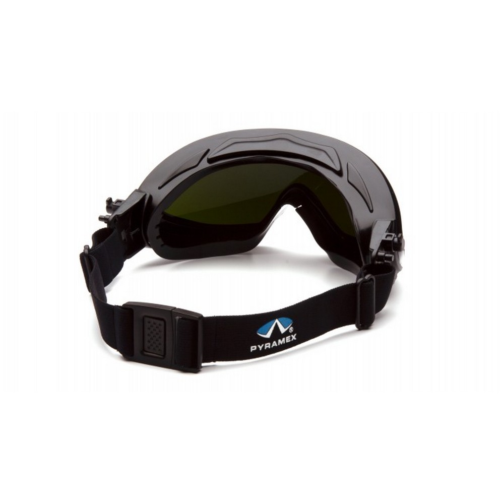 Pyramex Safety GG504TIR5 Capstone Green Tinted Goggle with IR3 H2X Anti-Fog Lens