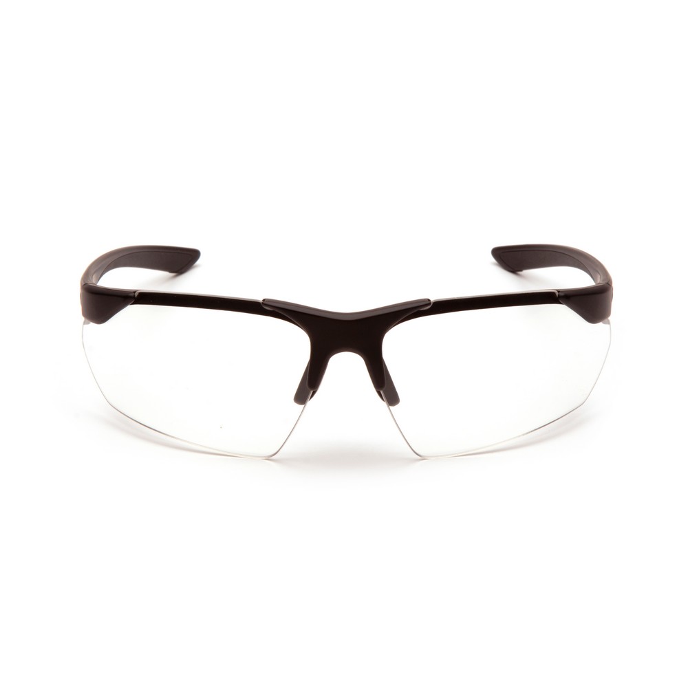 Pyramex Safety VGSB1710T Clear Anti-Fog Lens with Black Frame