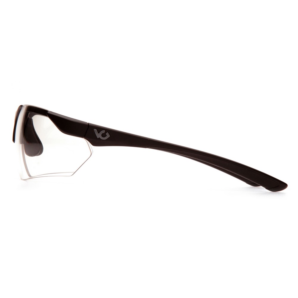 Pyramex Safety VGSB1710T Clear Anti-Fog Lens with Black Frame