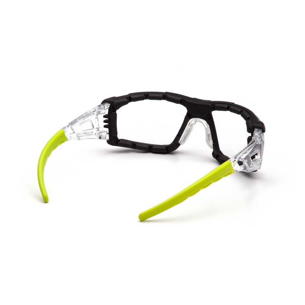 Pyramex Safety SBL10210STMFP Clear H2MAX Anti-Fog Lens with Lime Temples