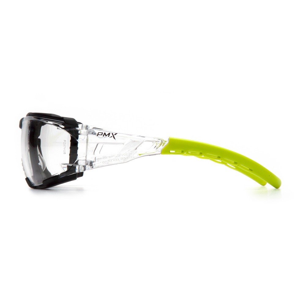 Pyramex Safety SBL10210STMFP Clear H2MAX Anti-Fog Lens with Lime Temples