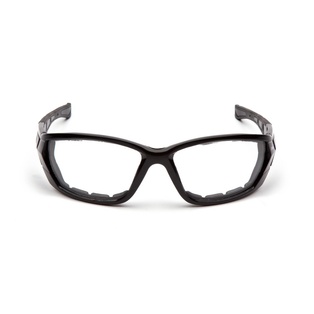 Pyramex Safety SB10810DT Clear Anti-Fog Lens with Padded Black Frame