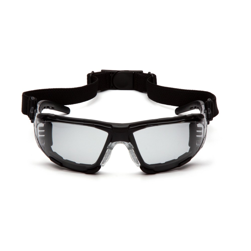 Pyramex Safety SB10225STMFP Light Gray H2MAX Anti-Fog Lens with Black Frame